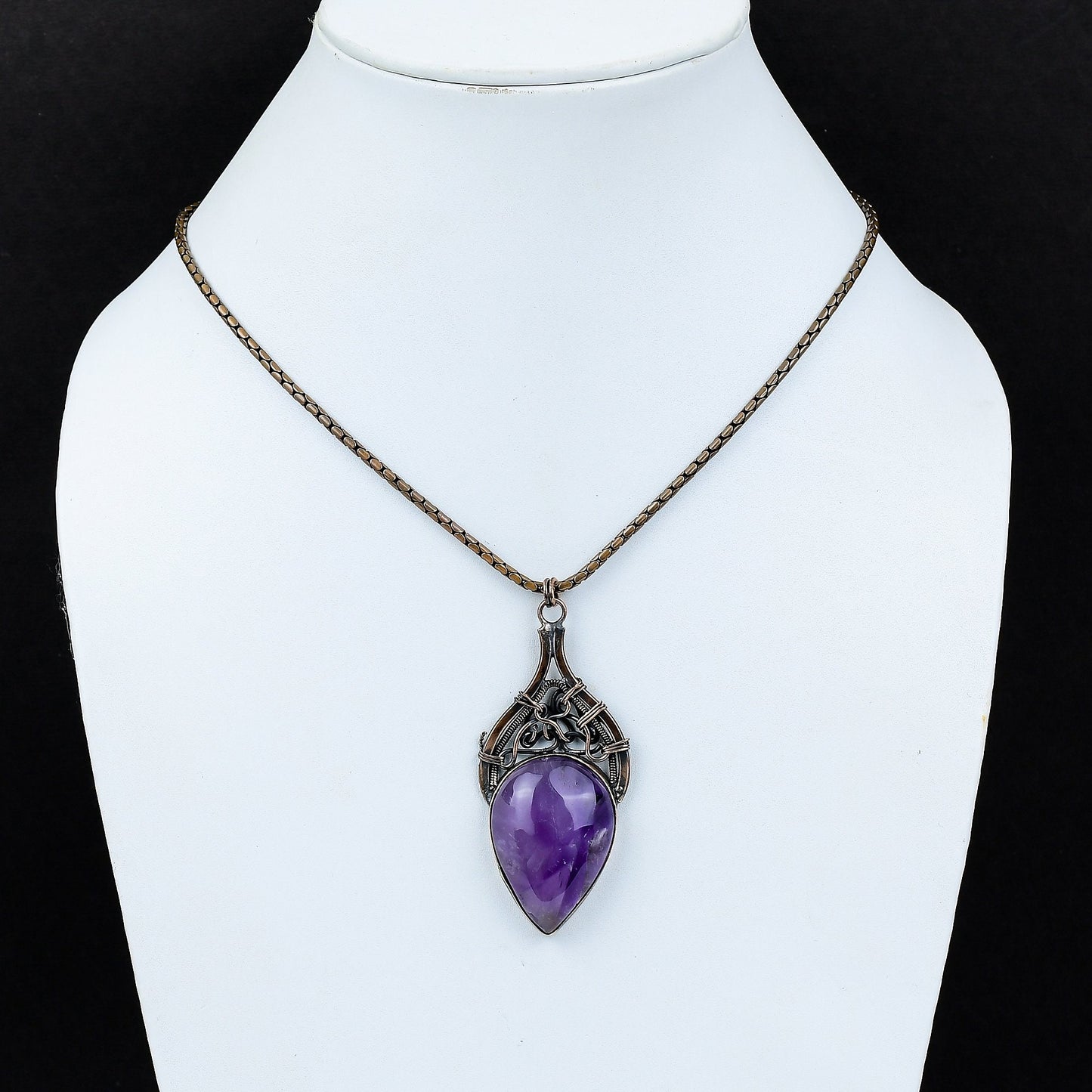 Purple Amethyst Gemstone Pendant
