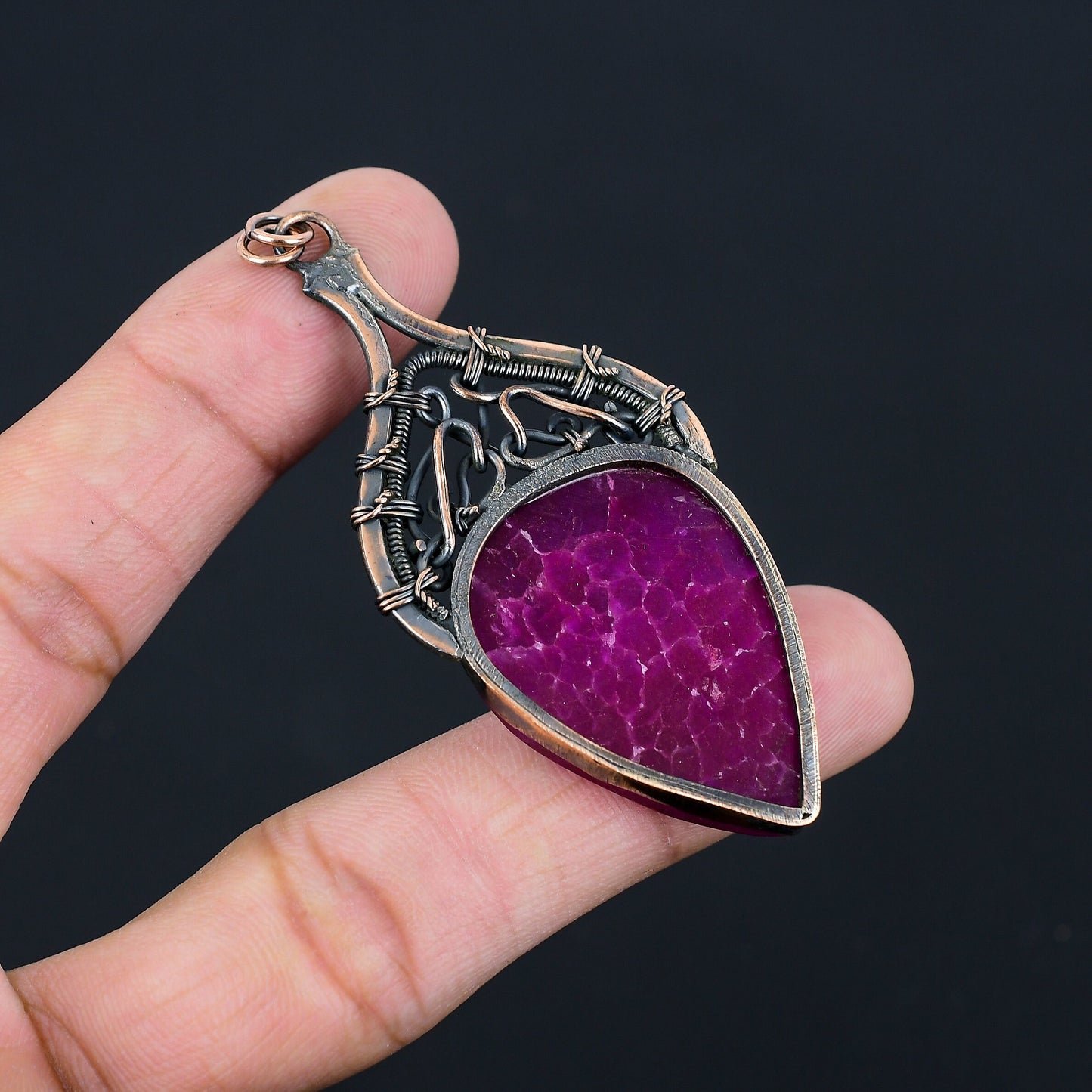 Red Ruby Gemstone Pendant