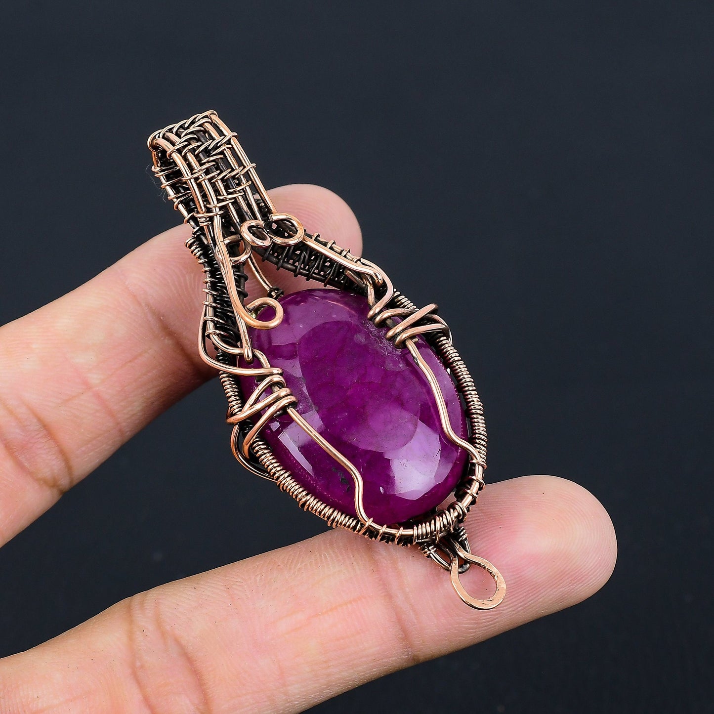 Red Ruby Gemstone Pendant
