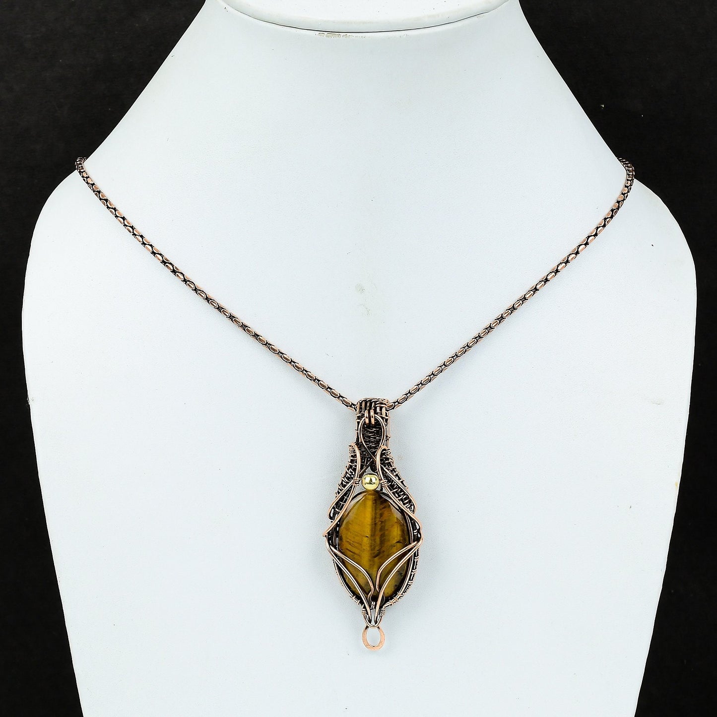 Brown Tiger Eye Gemstone Pendant