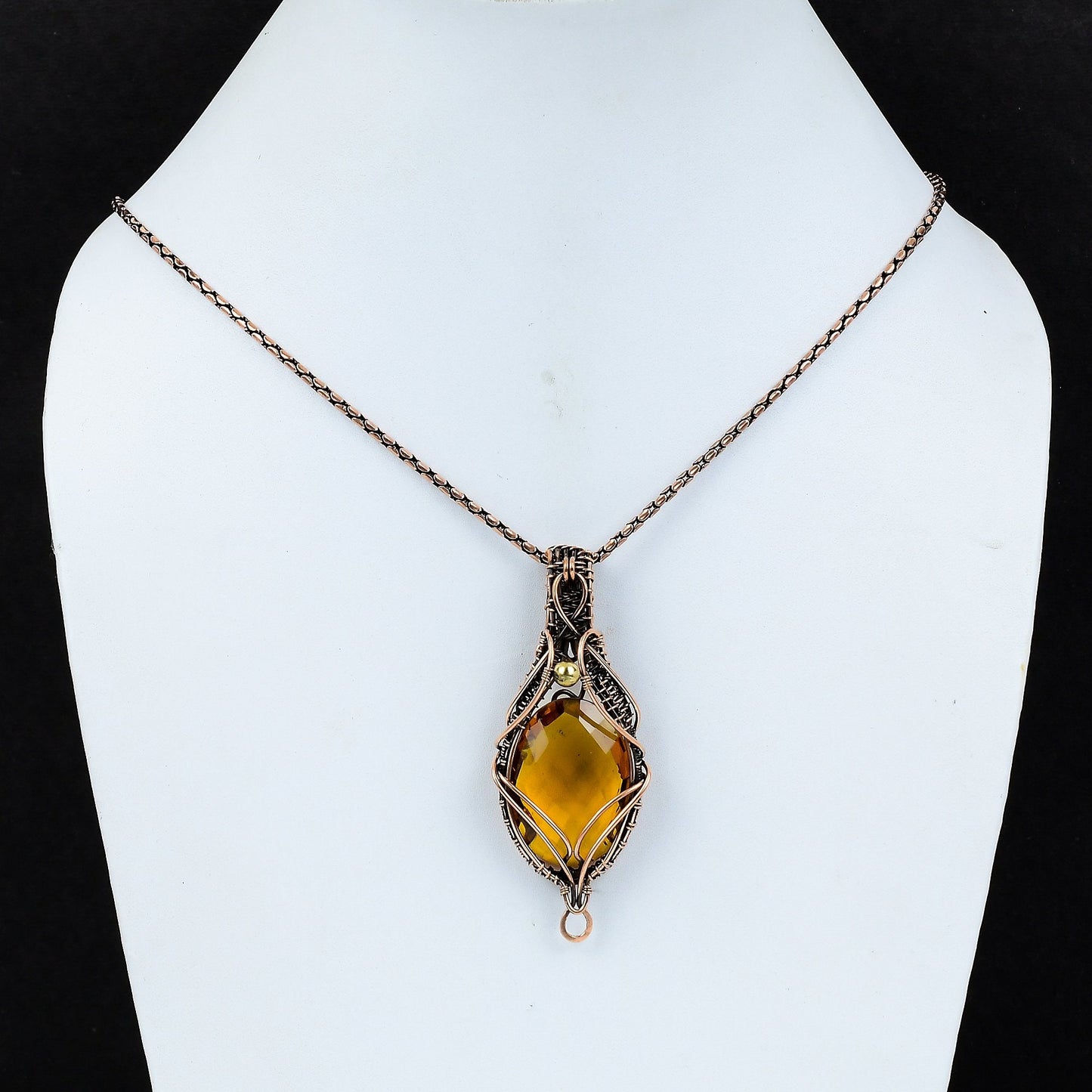 Yellow Citrine Gemstone Pendant