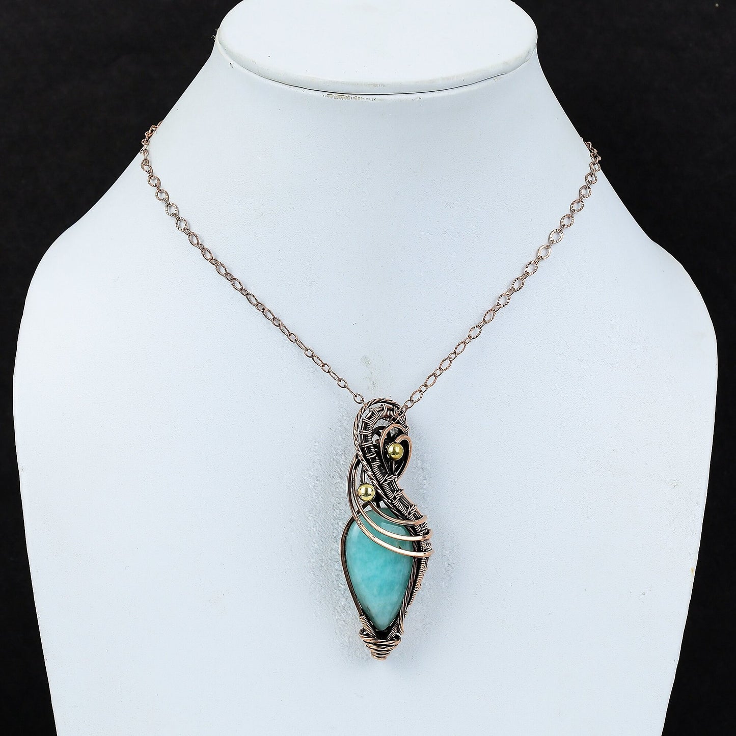Blue Amazonite Gemstone Pendant
