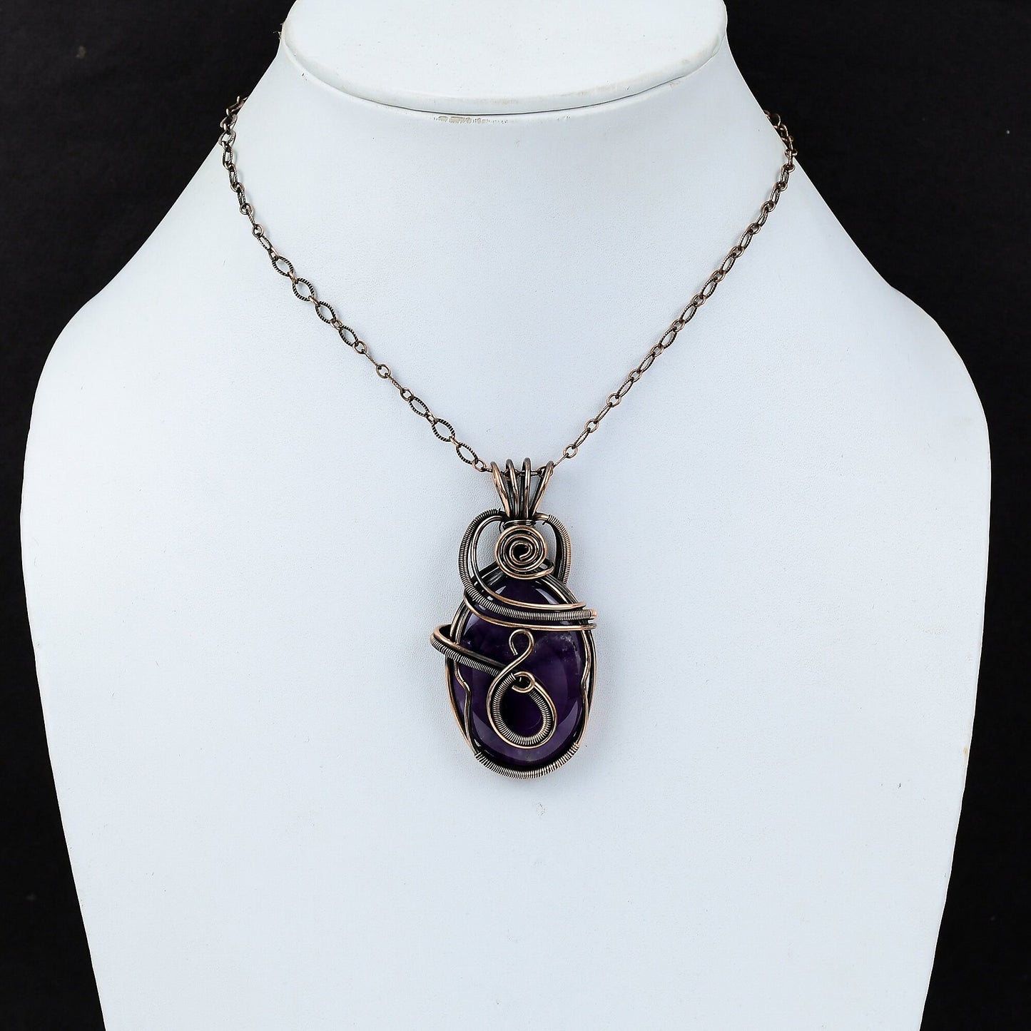 Purple Amethyst Gemstone Pendant