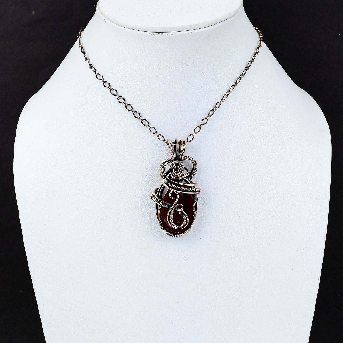 Red Garnet Gemstone Pendant