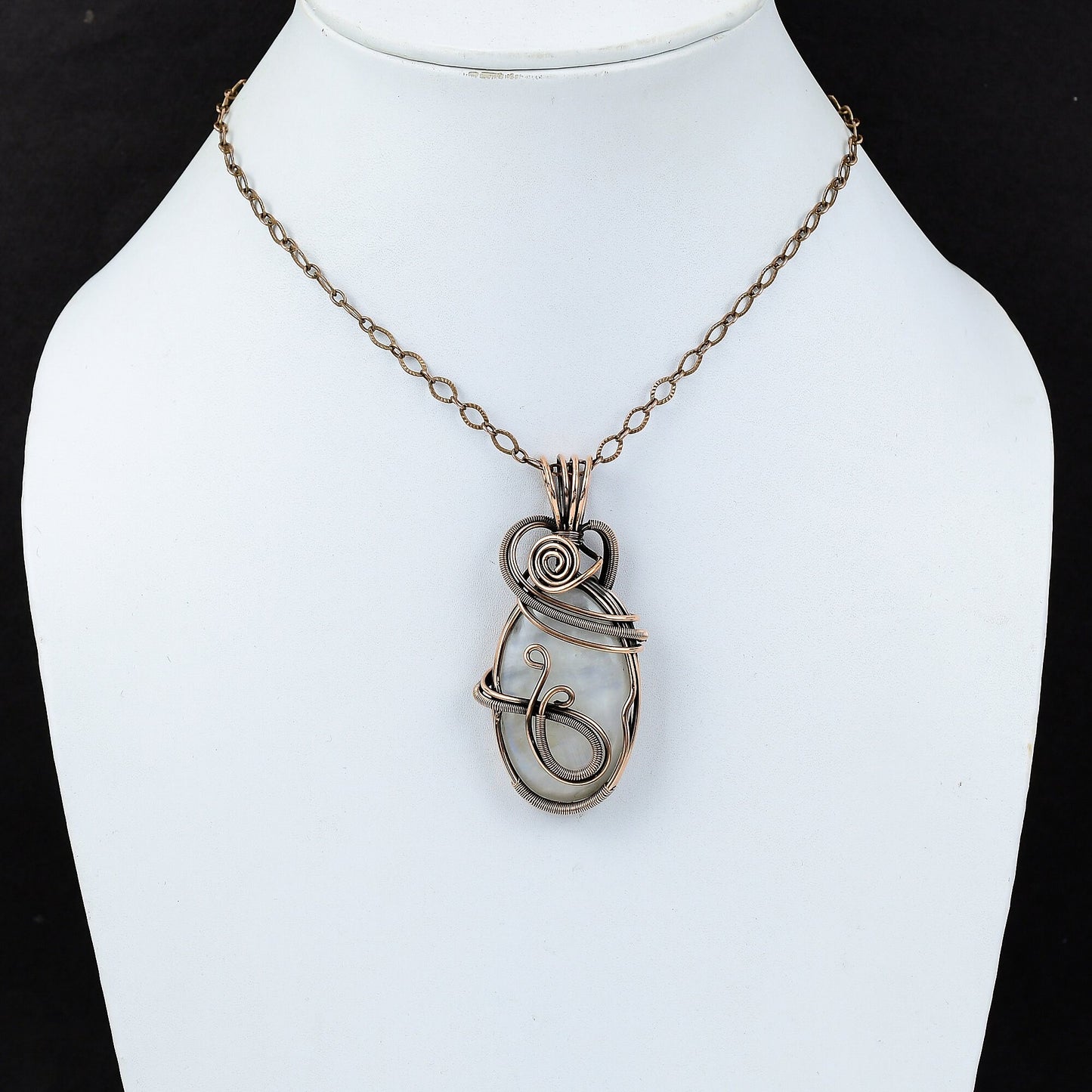 Rainbow Moonstone Gemstone Pendant