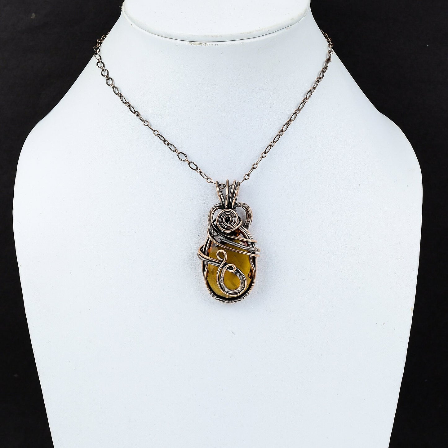 Yellow Citrine Gemstone Pendant