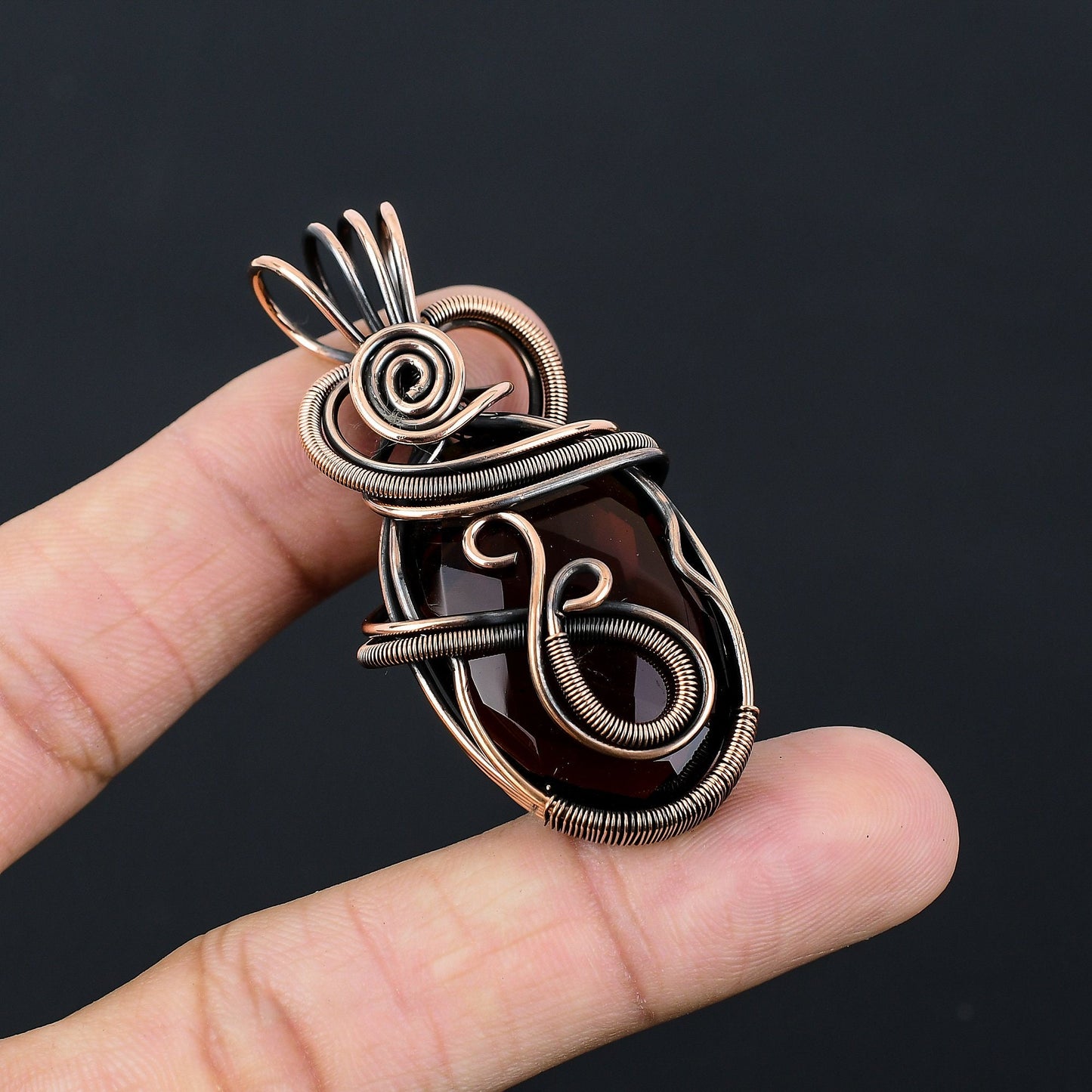 Red Garnet Gemstone Pendant
