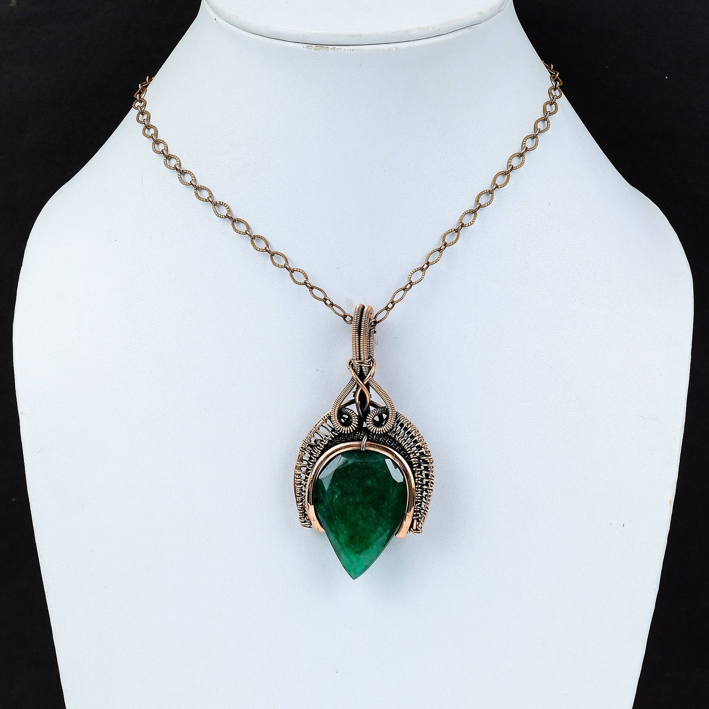 Green Emerald Gemstone Pendant