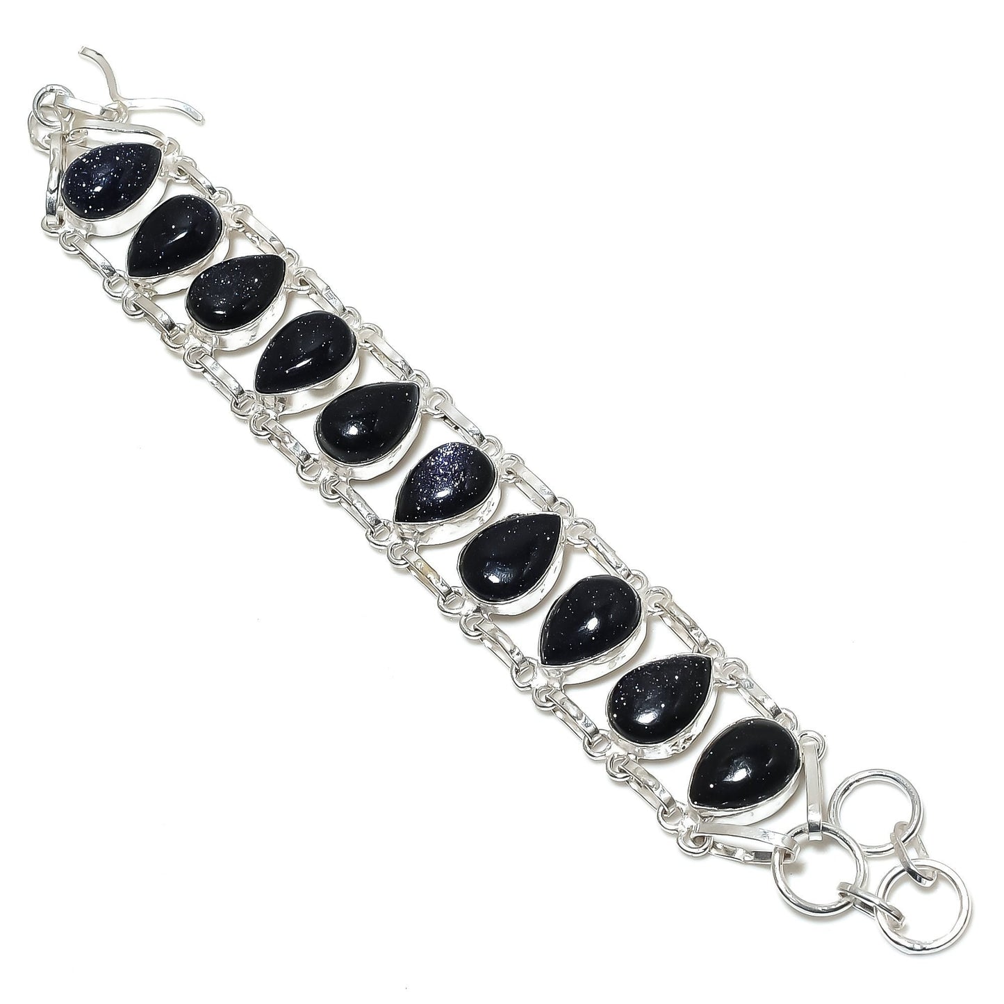 Blue Sunstone Gemstone Bracelet