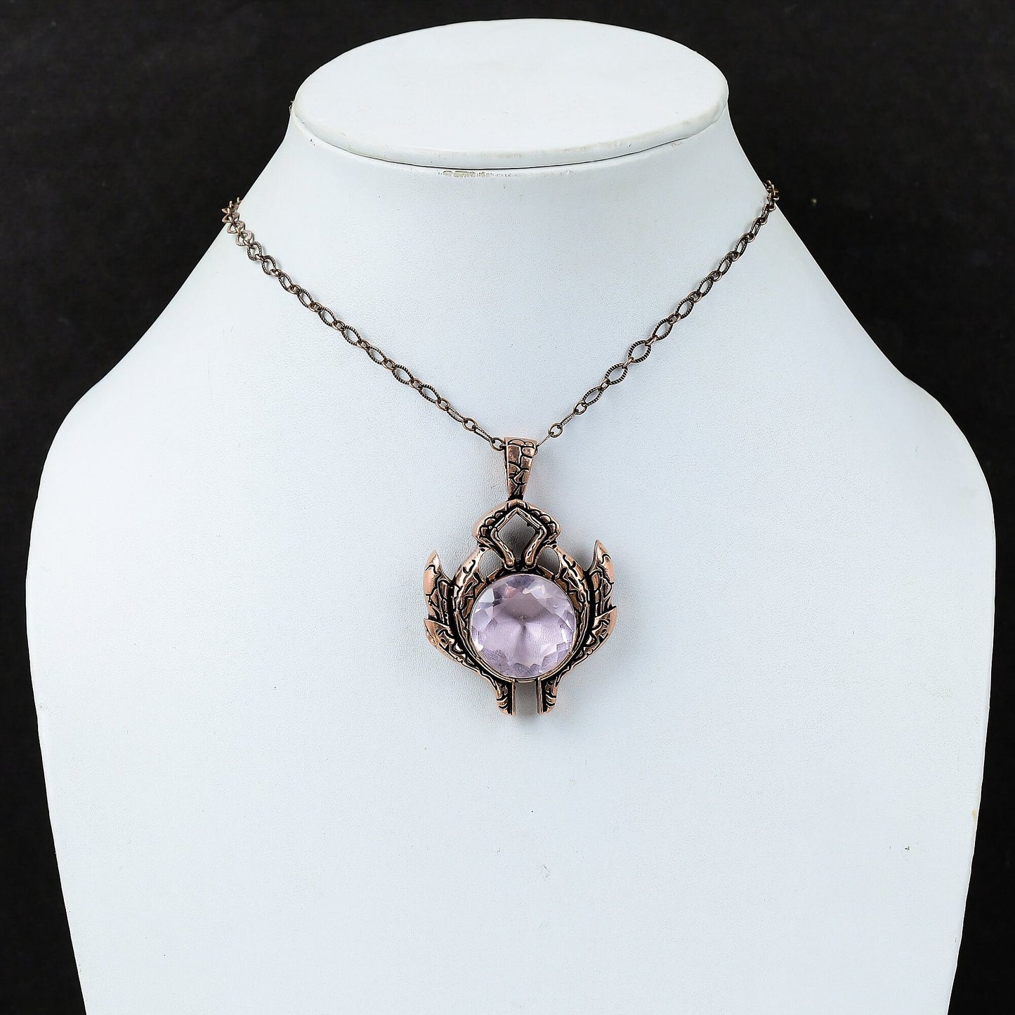 Pink Kunzite Gemstone Pendant