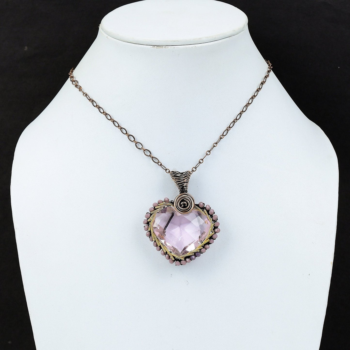 Pink Kunzite Gemstone Pendant