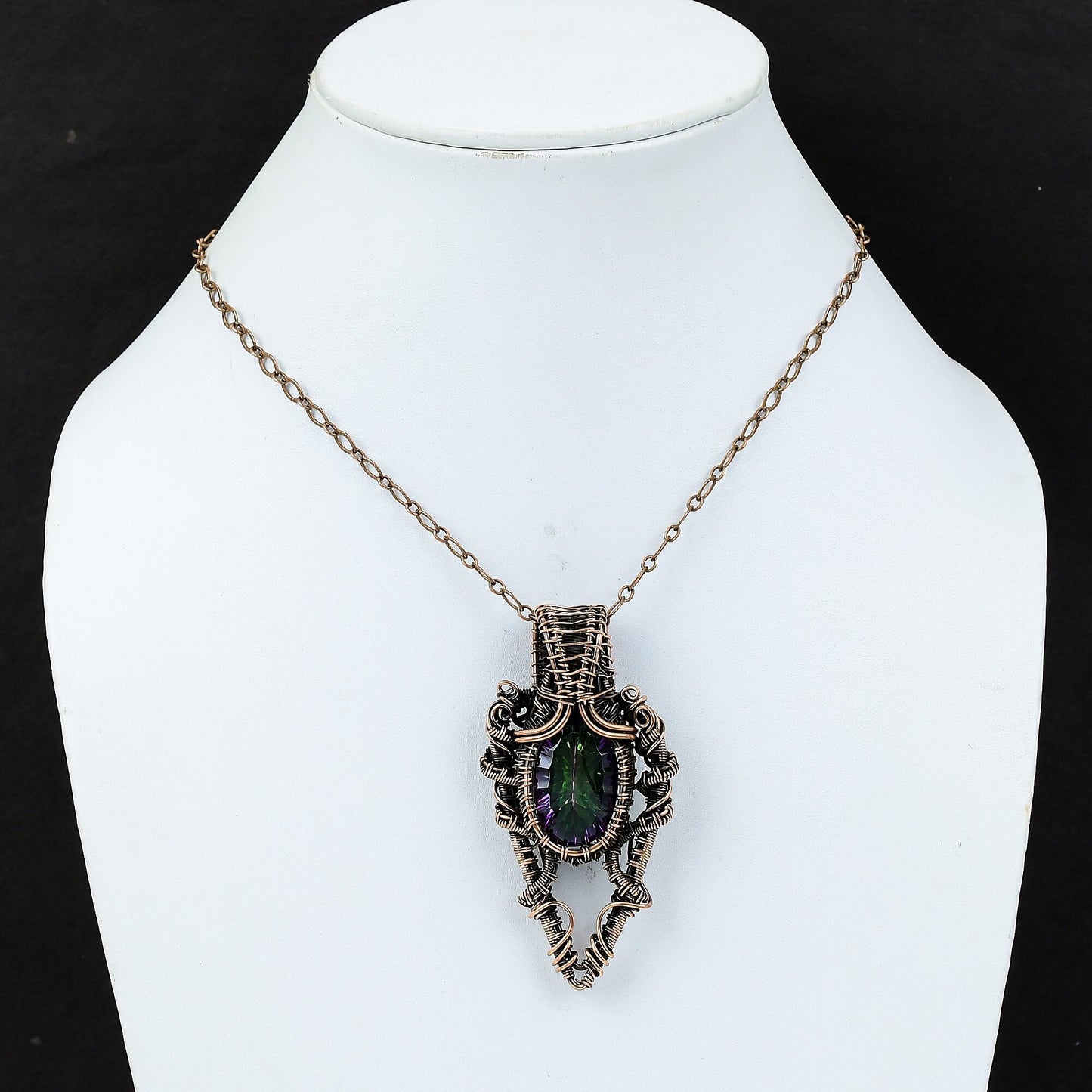 Rainbow Mystic Topaz Gemstone Pendant