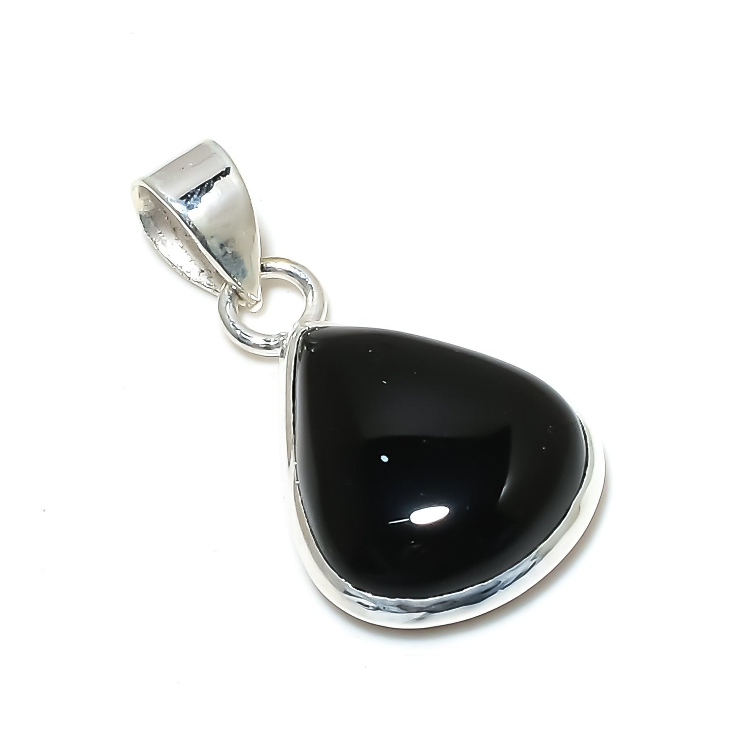 Black Onyx Gemstone Pendant