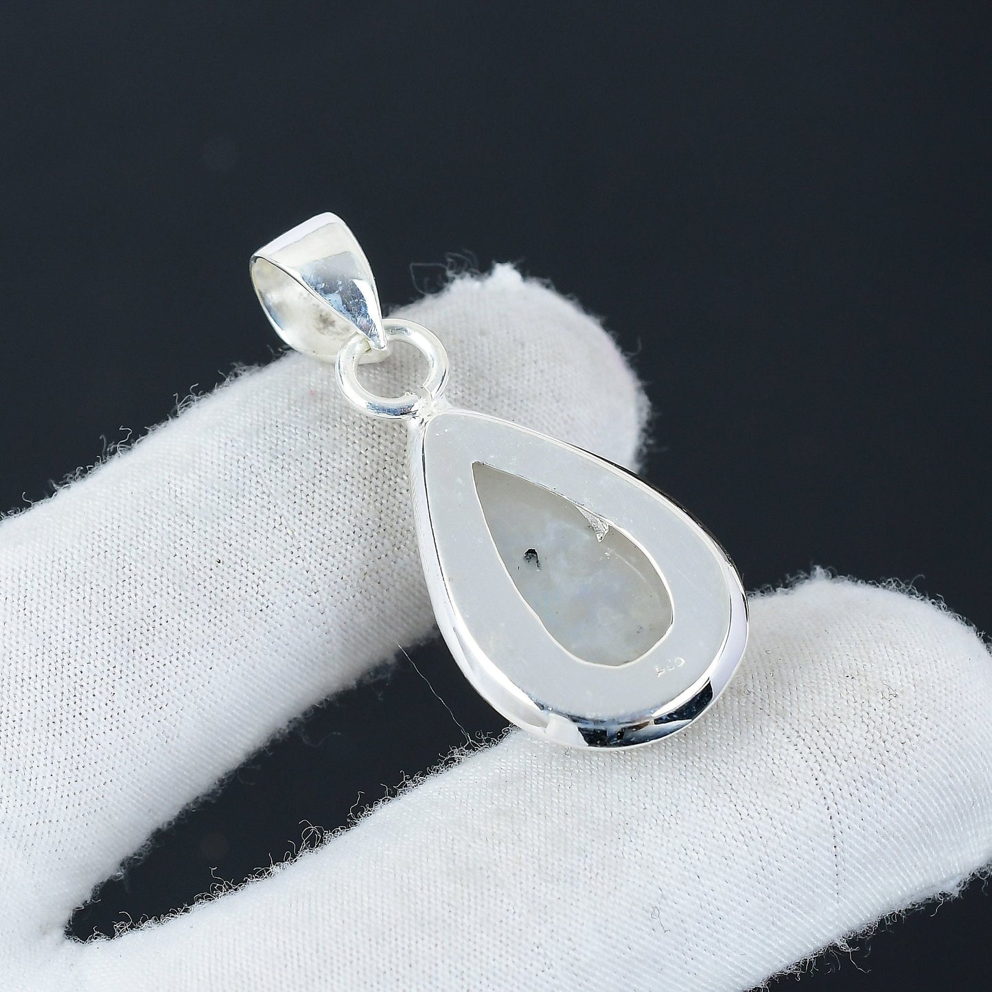 Rainbow Moonstone Gemstone Pendant