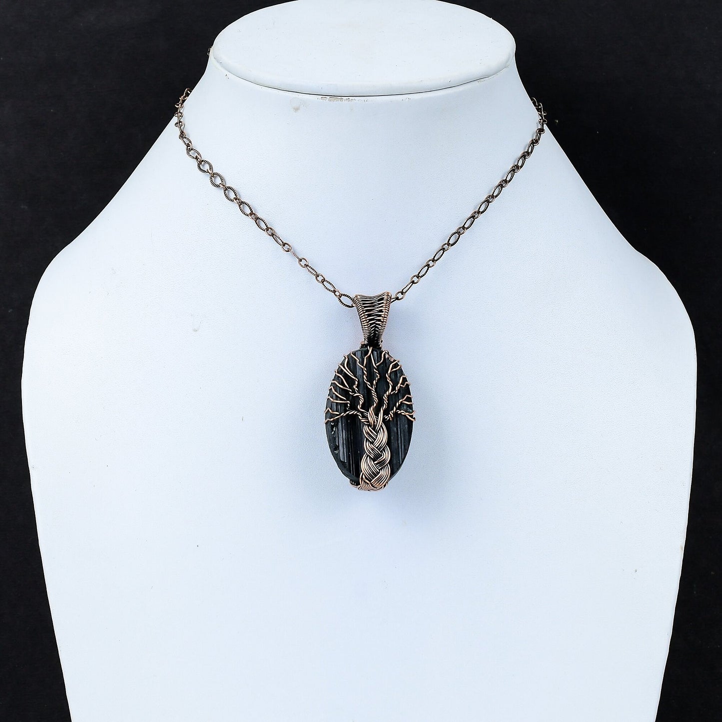 Black Tourmaline Gemstone Pendant