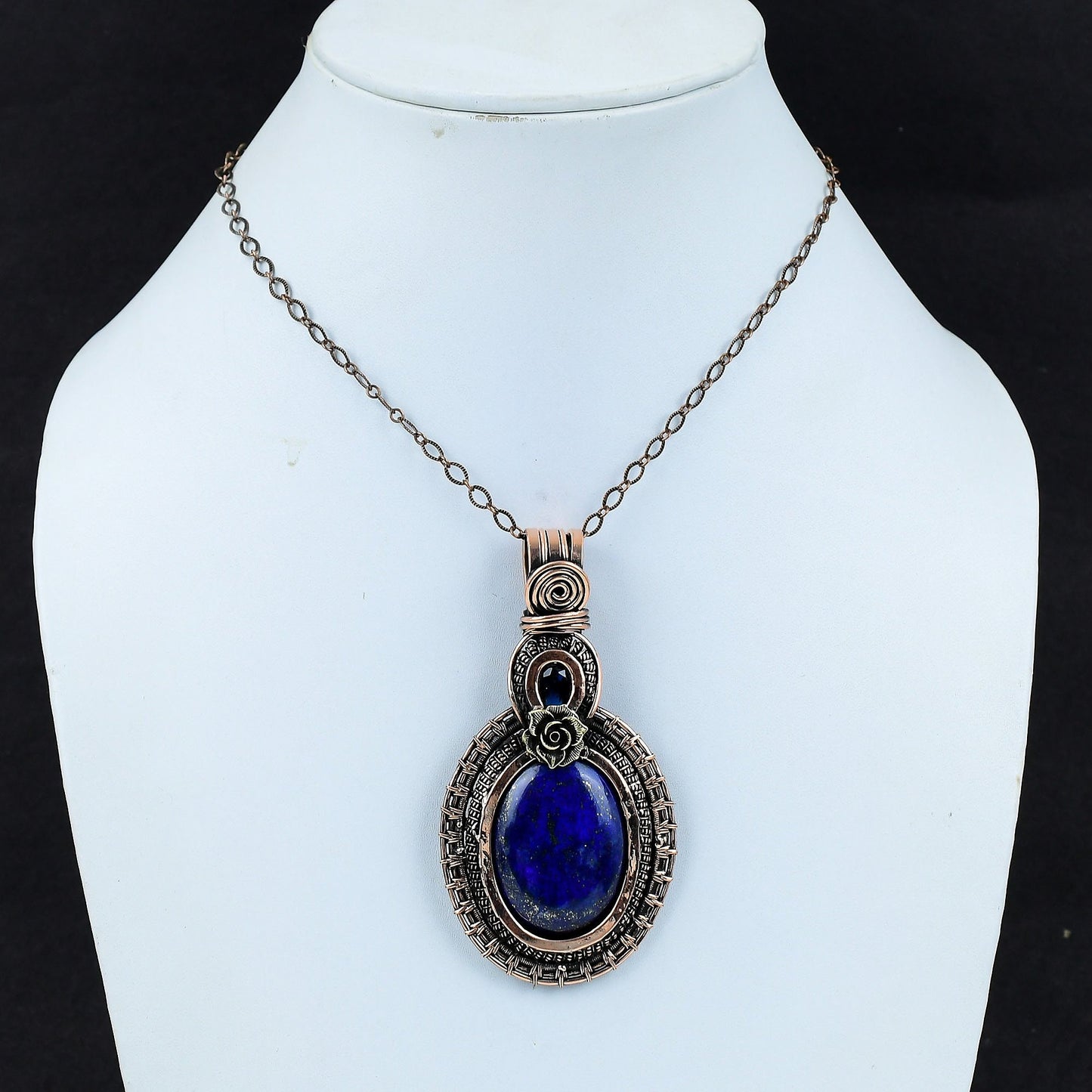 Blue Lapis Lazuli Gemstone Pendant