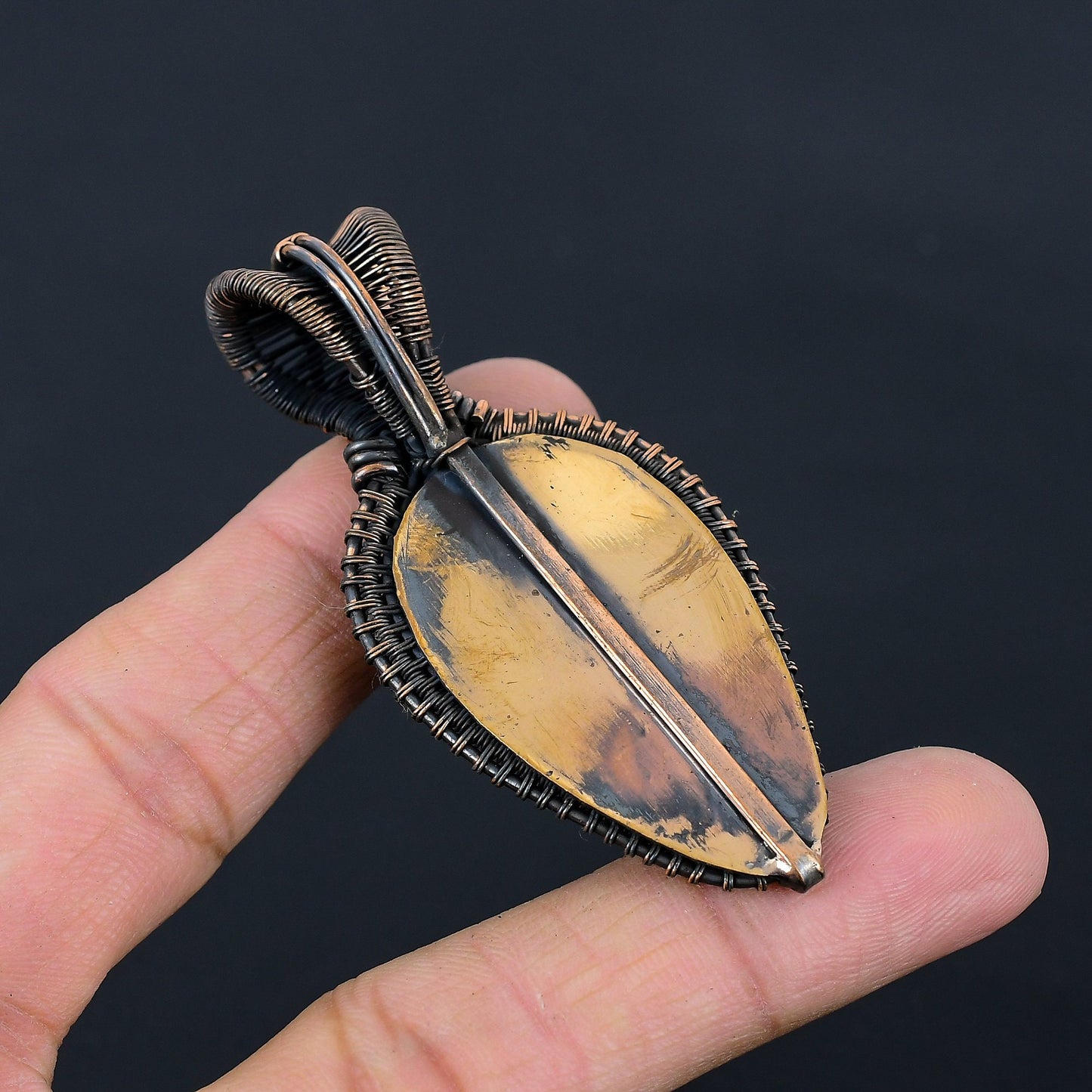 Grey Carved Bone Face Gemstone Pendant