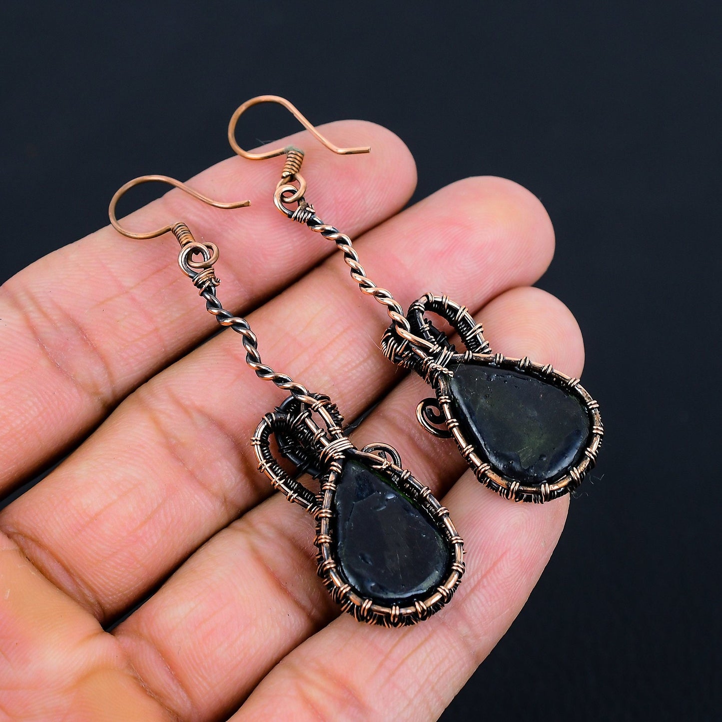 Blue Sodalite Gemstone Earrings