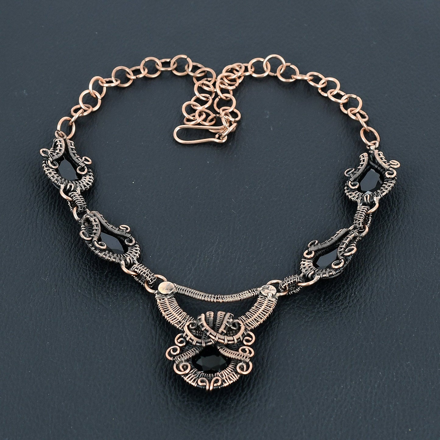 Black Spinel Gemstone Necklace