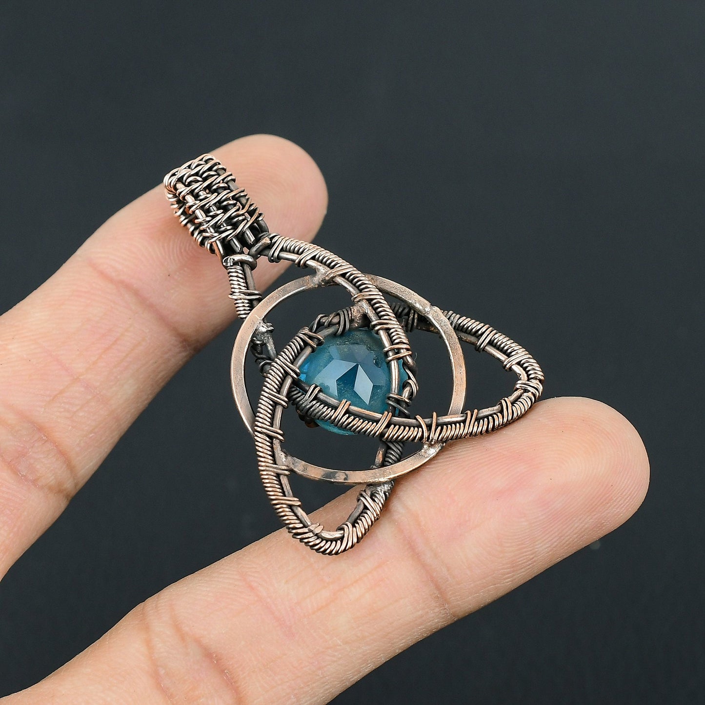 Blue Topaz Gemstone Pendant