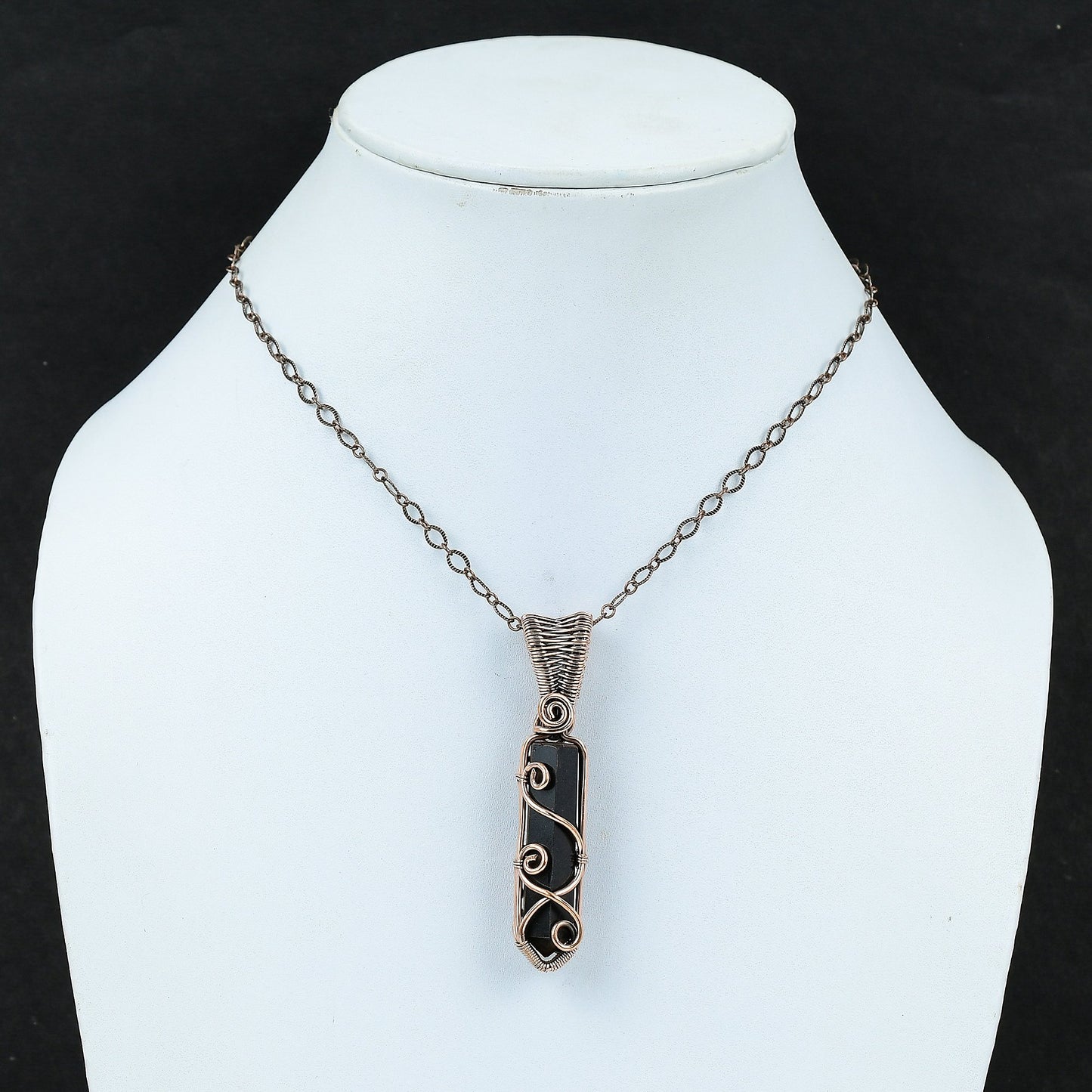 Black Tourmaline Gemstone Pendant