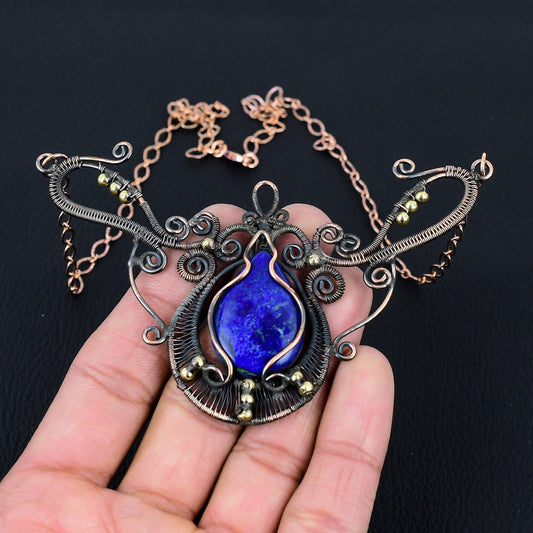Blue Lapis Lazuli Gemstone Pendant