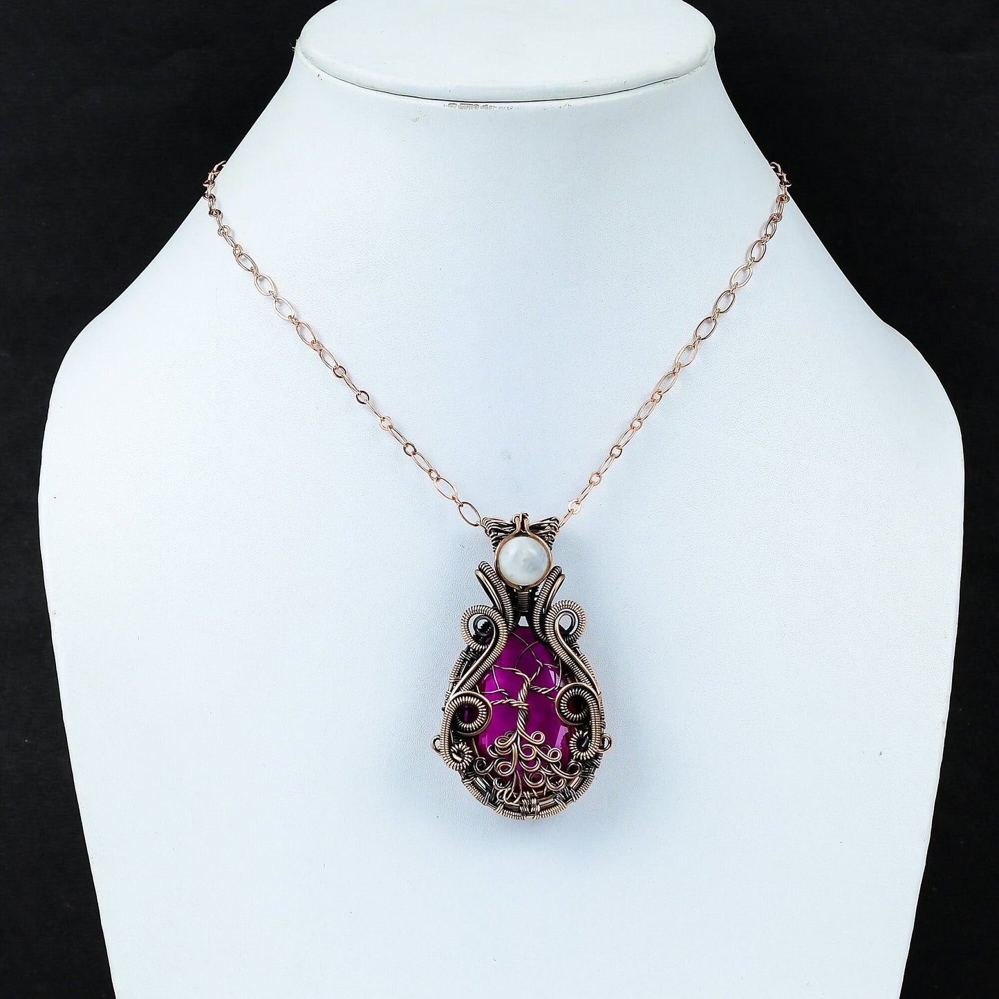 Pink Tourmaline Gemstone Pendant