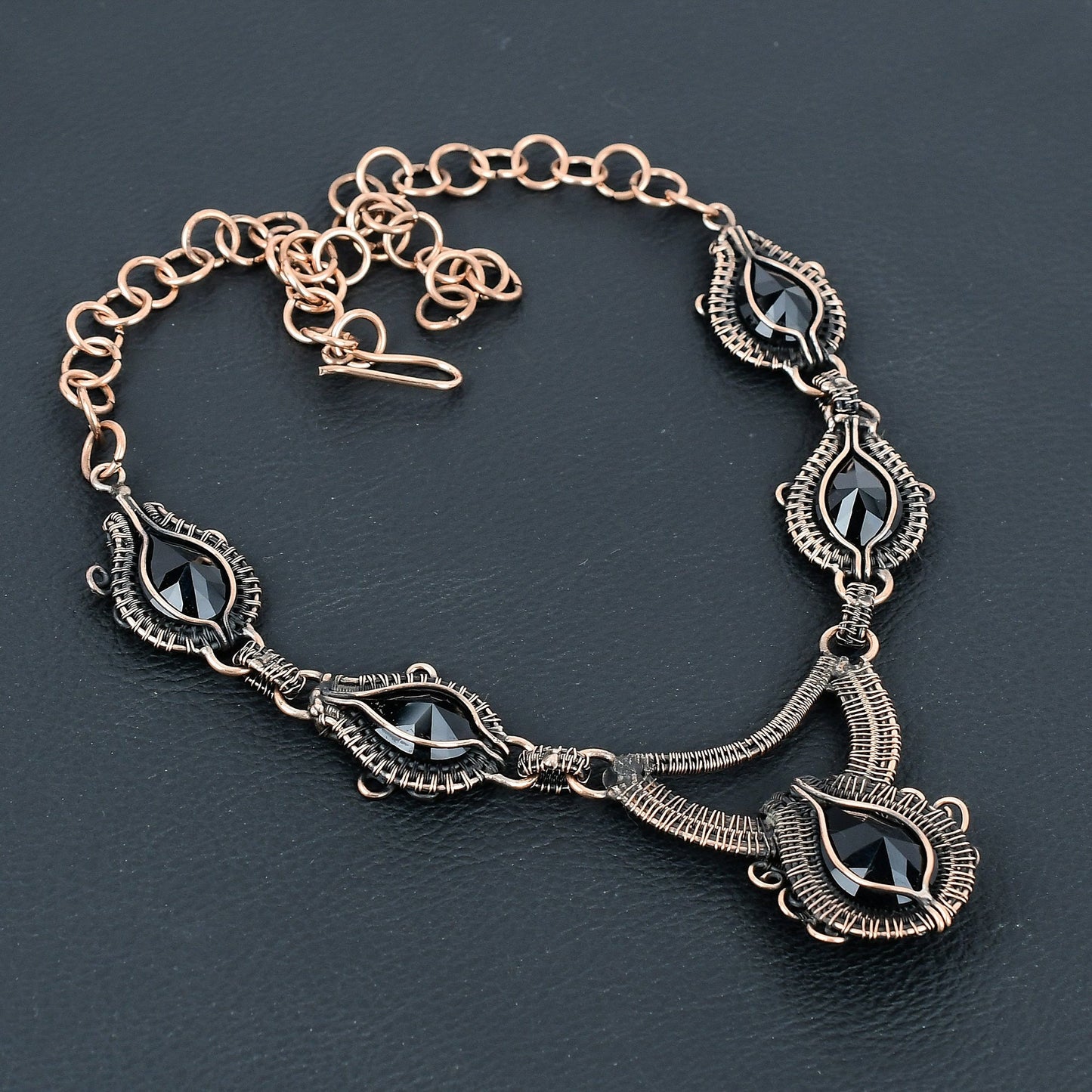 Black Spinel Gemstone Necklace