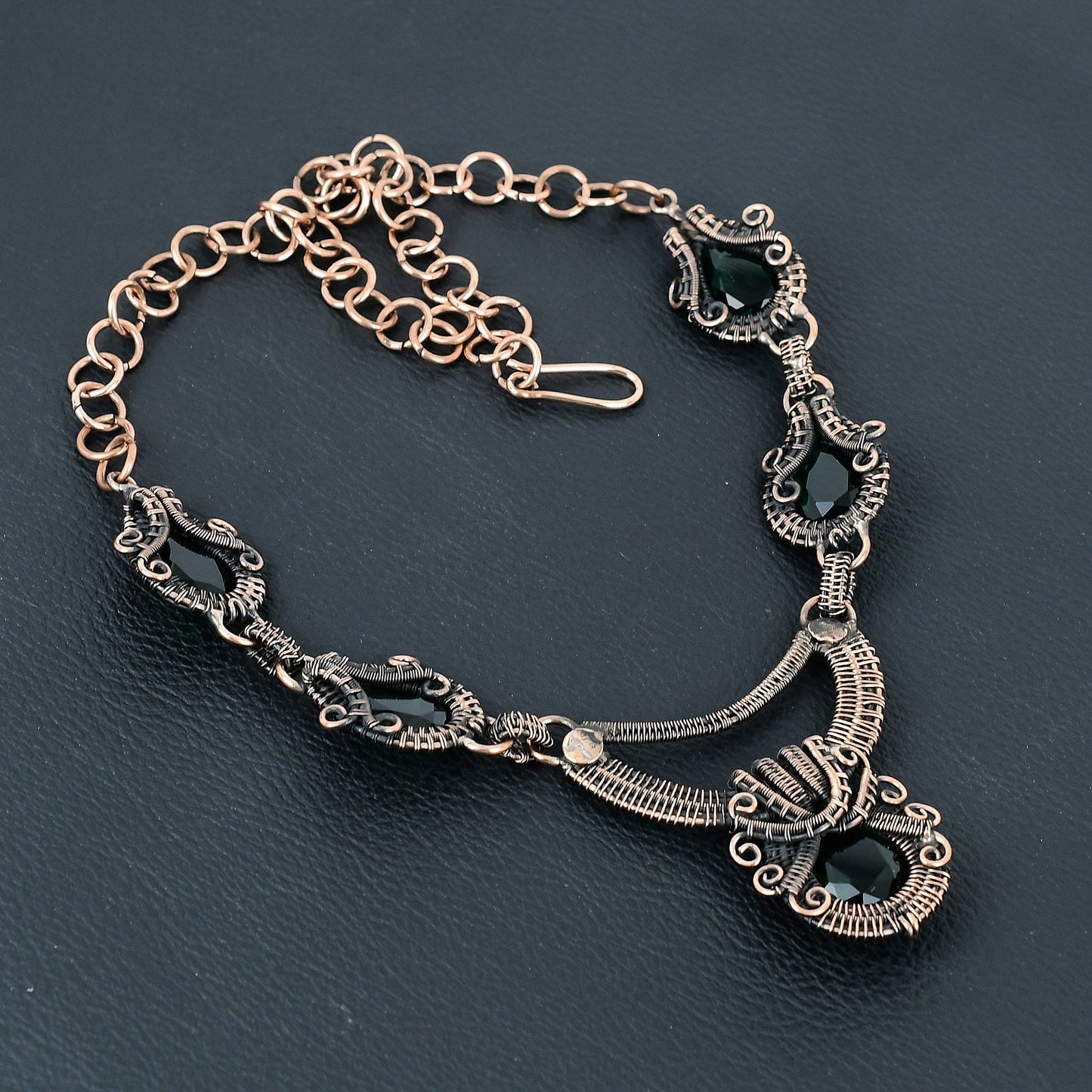 Green Chrome Diopside Gemstone Necklace