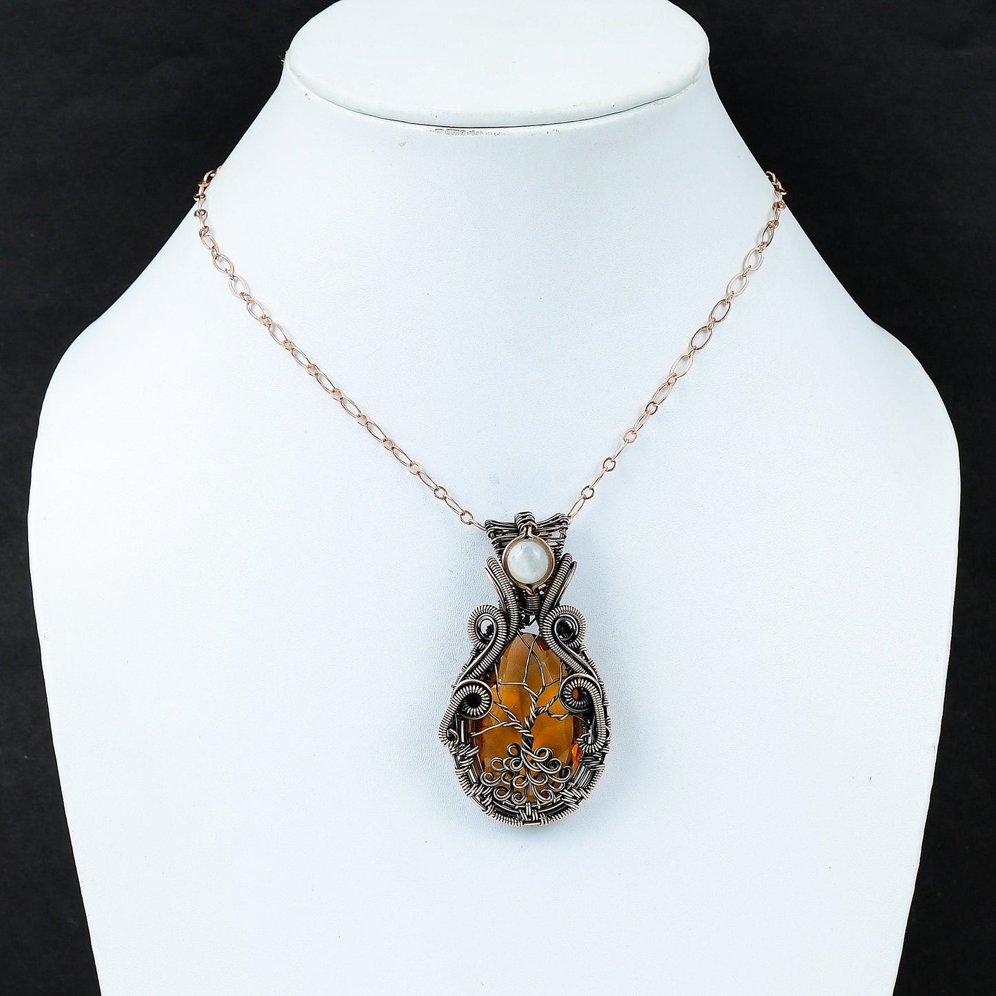 Yellow Citrine Gemstone Pendant