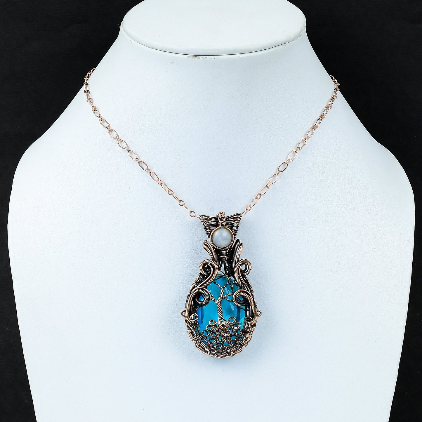Blue Topaz Gemstone Pendant