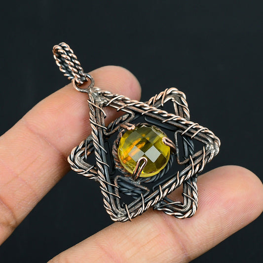Lemon Topaz Gemstone Pendant
