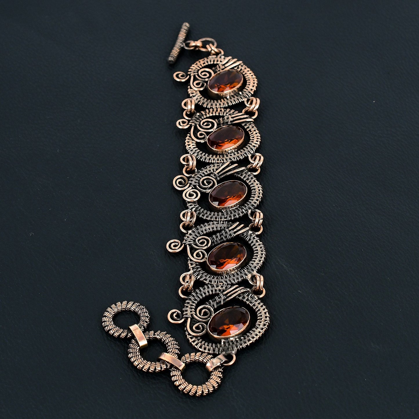 Yellow Citrine Gemstone Bracelet