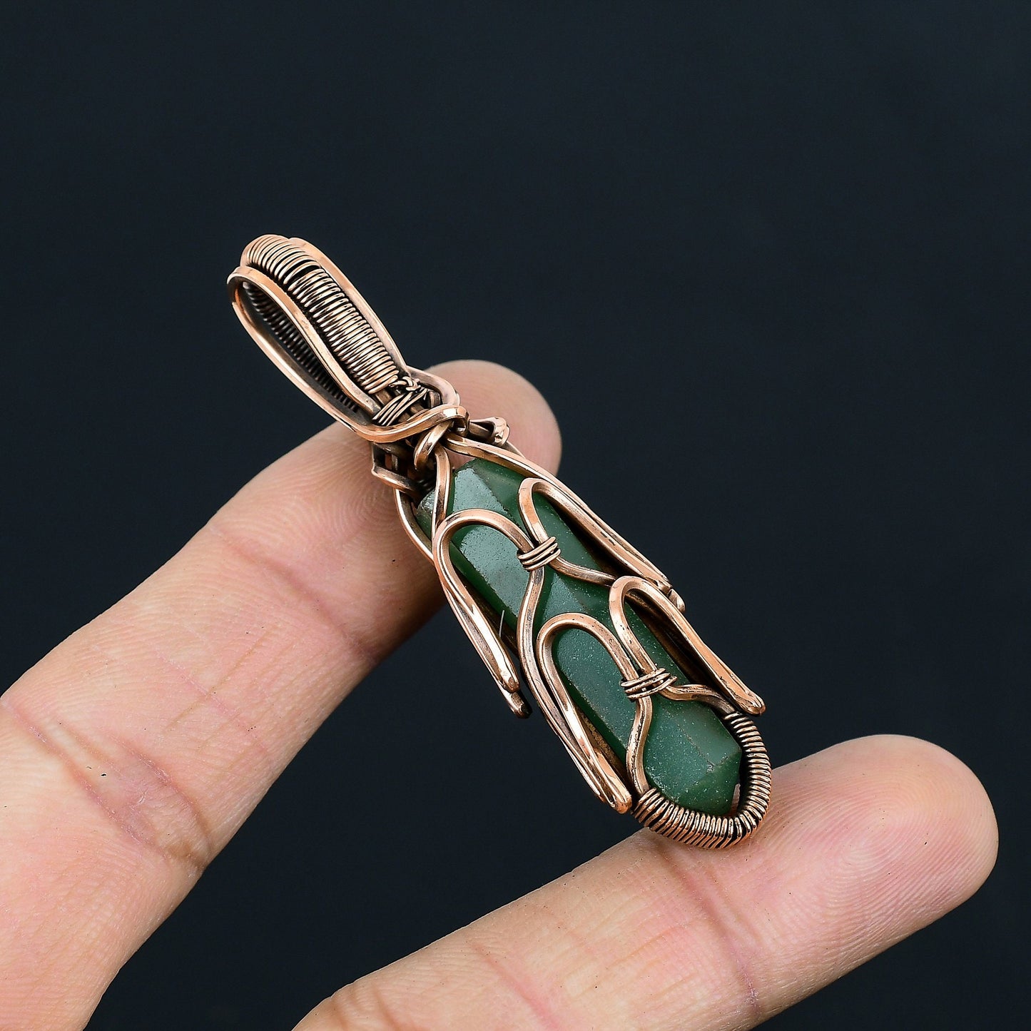 Green Aventurine Gemstone Pendant