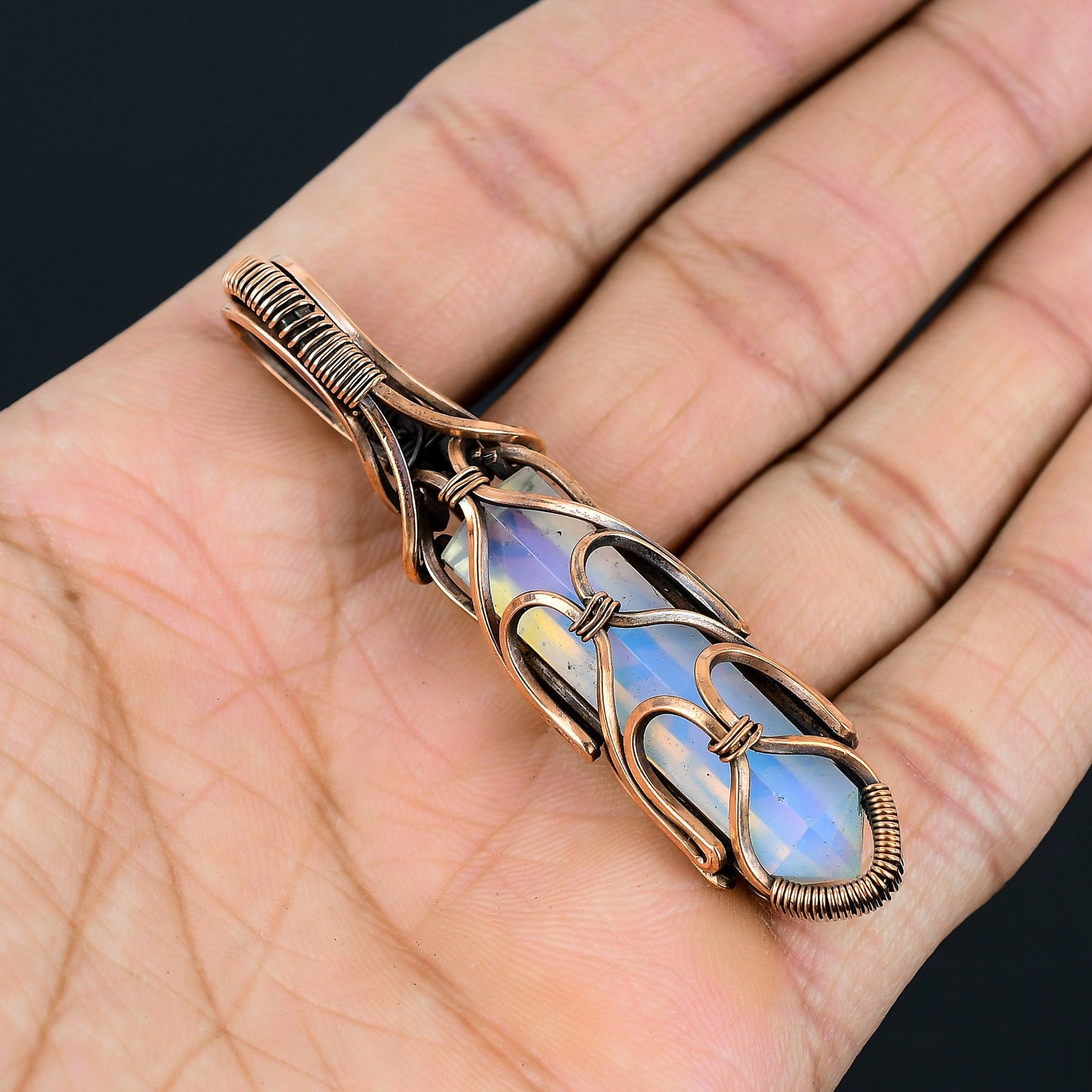 Milky Opal Gemstone Pendant