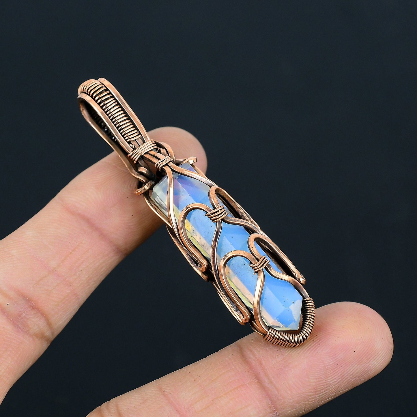 Milky Opal Gemstone Pendant