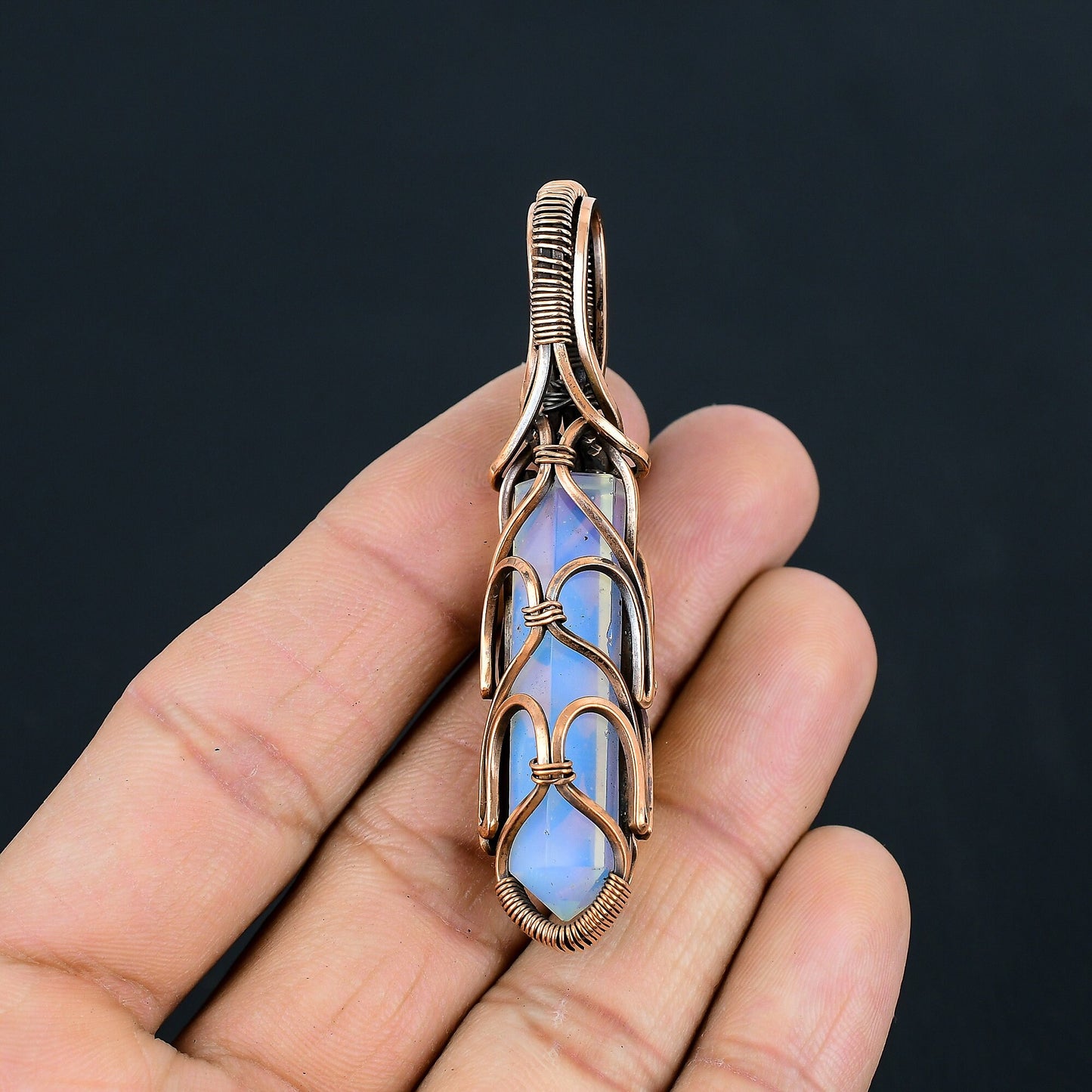 Milky Opal Gemstone Pendant