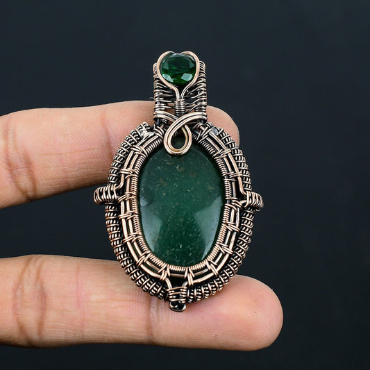 Green Jade Gemstone Pendant