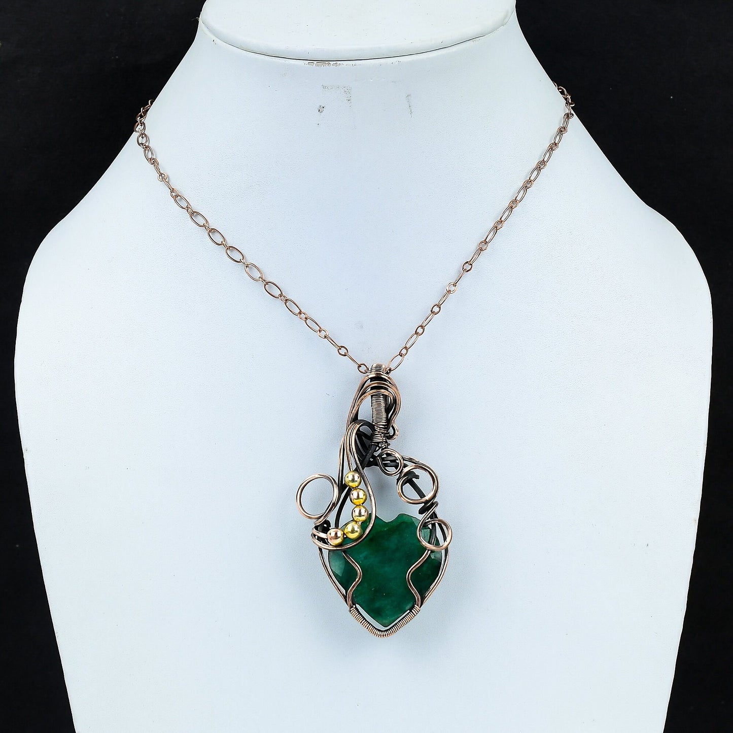 Emerald Green Gemstone Pendant