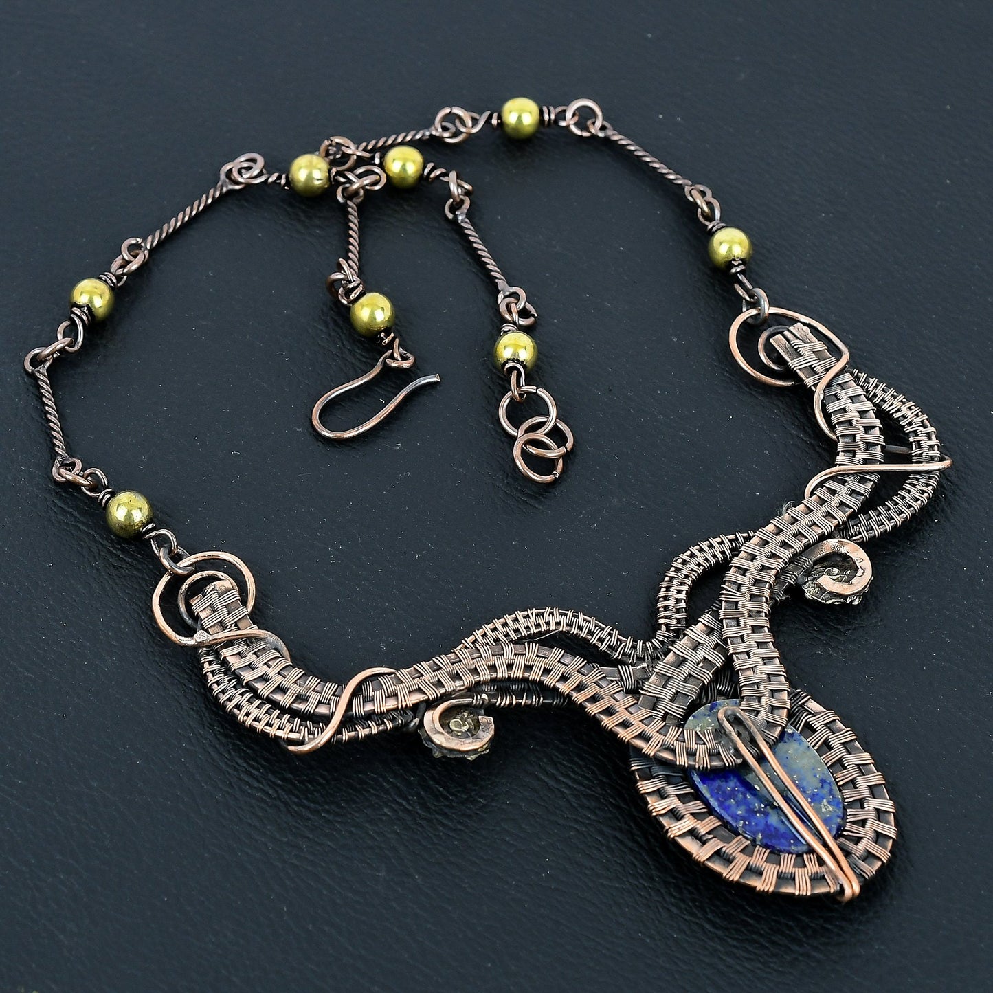 Blue Lapis Lazuli Gemstone Necklace