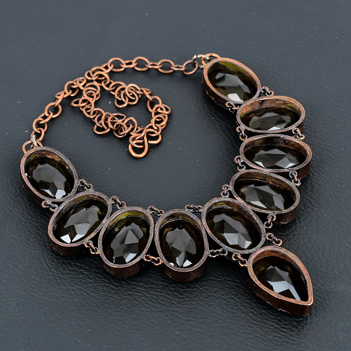 Brown Smoky Topaz Gemstone Necklace