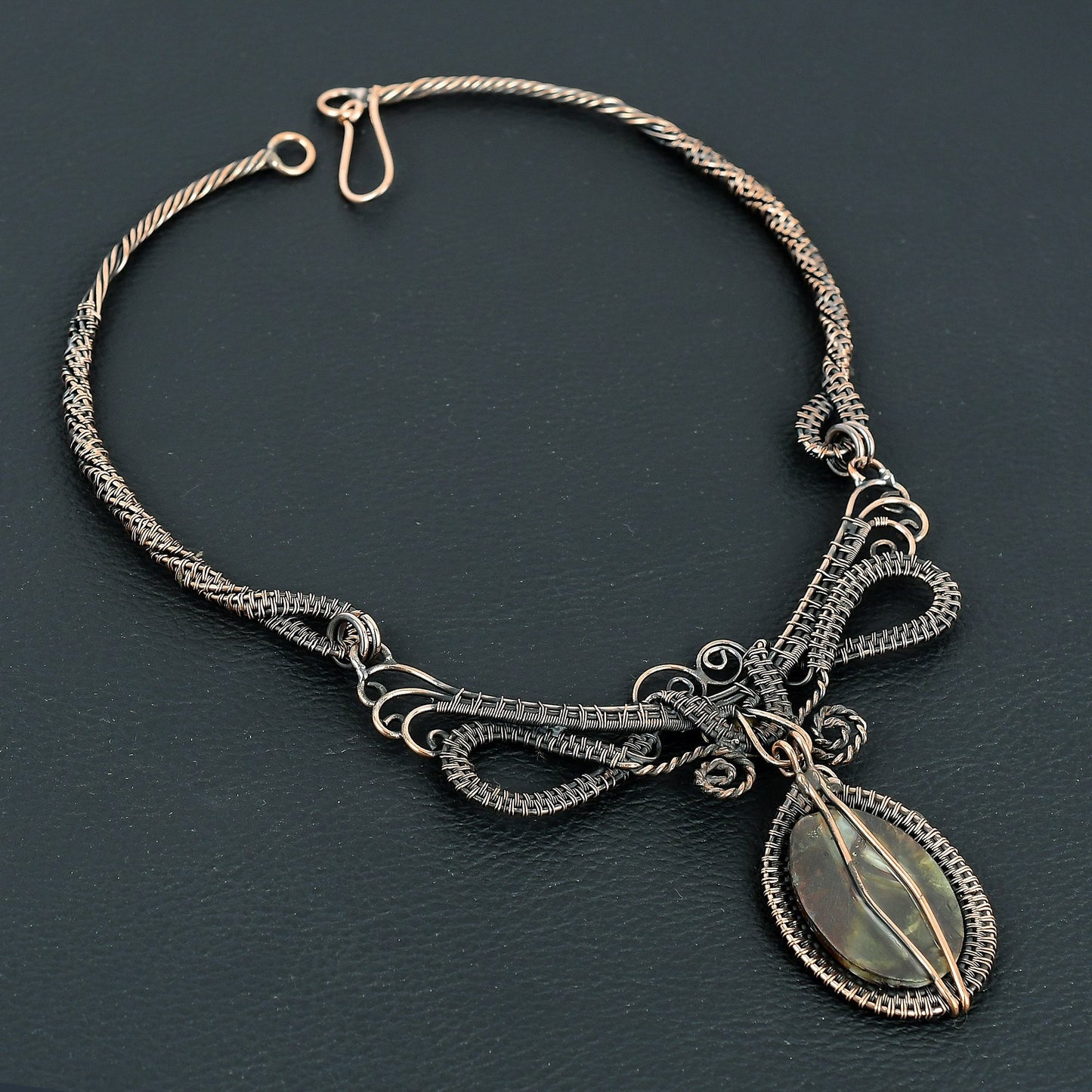 Multicolor Crazy Lace Agate Gemstone Necklace