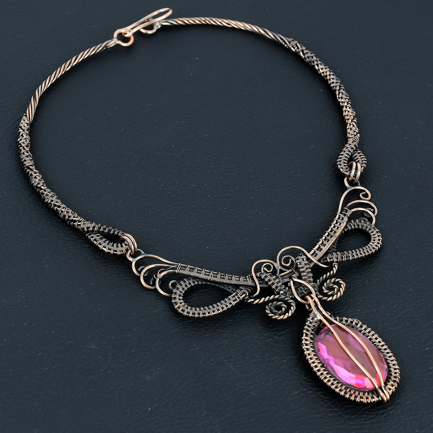 Pink Kunzite Gemstone Necklace