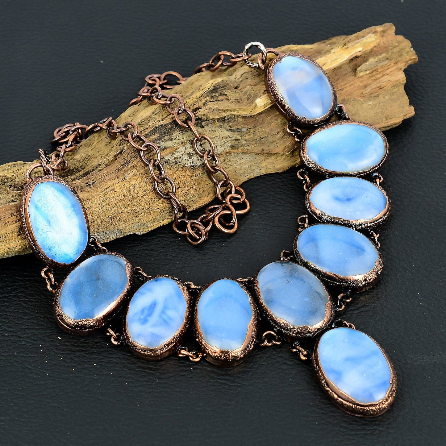 Rainbow Opal Gemstone Necklace