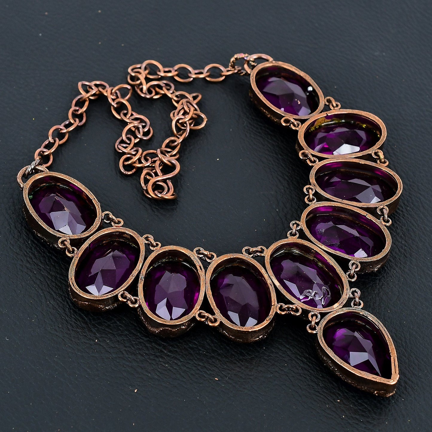 Pink Amethyst Gemstone Necklace