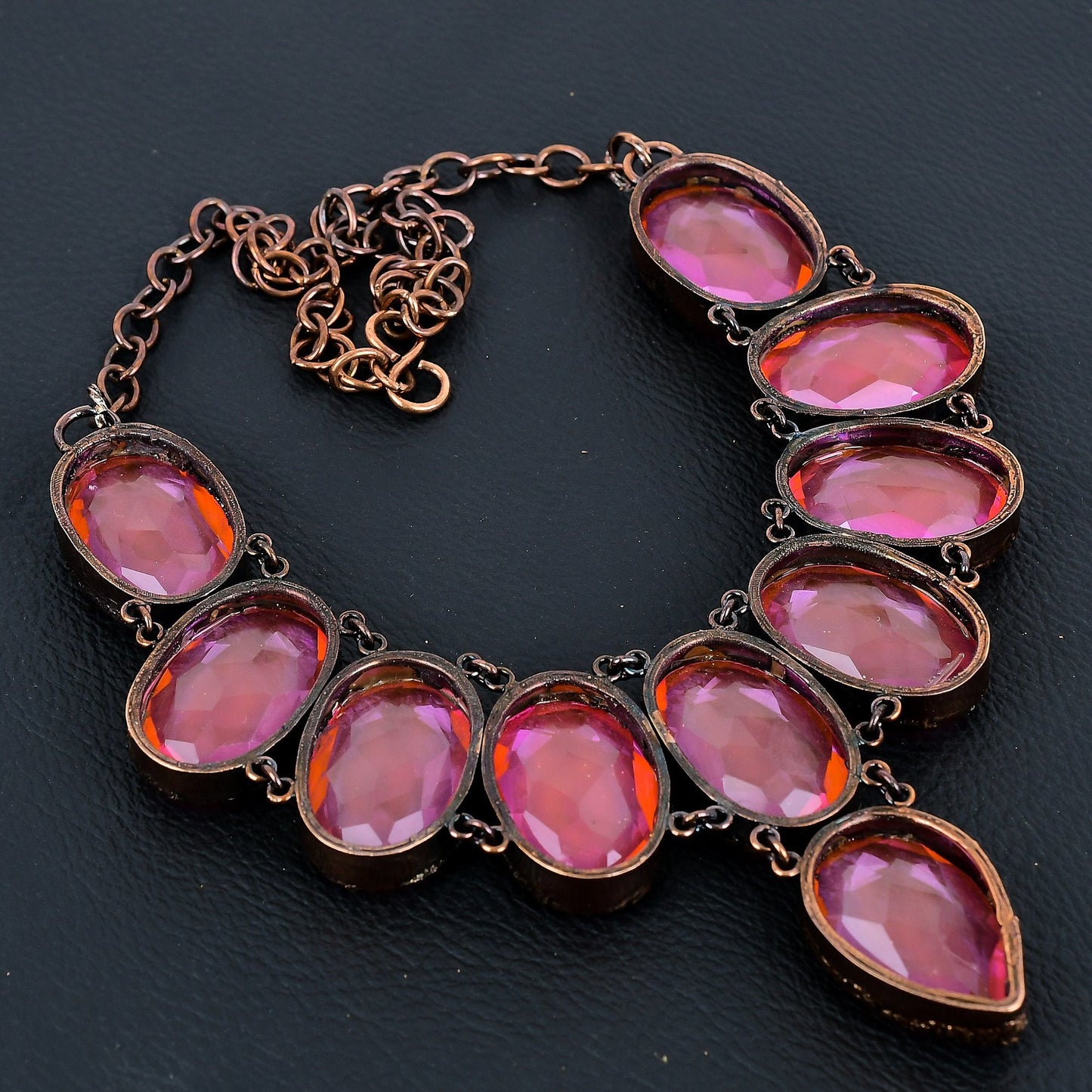 Pink Kunzite Gemstone Necklace