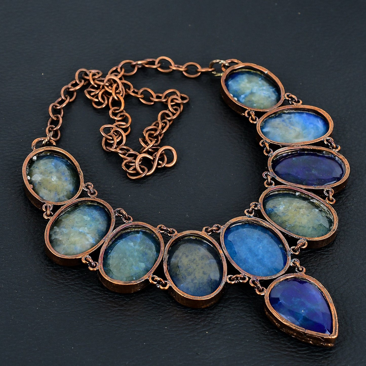 Blue Quartz Gemstone Necklace