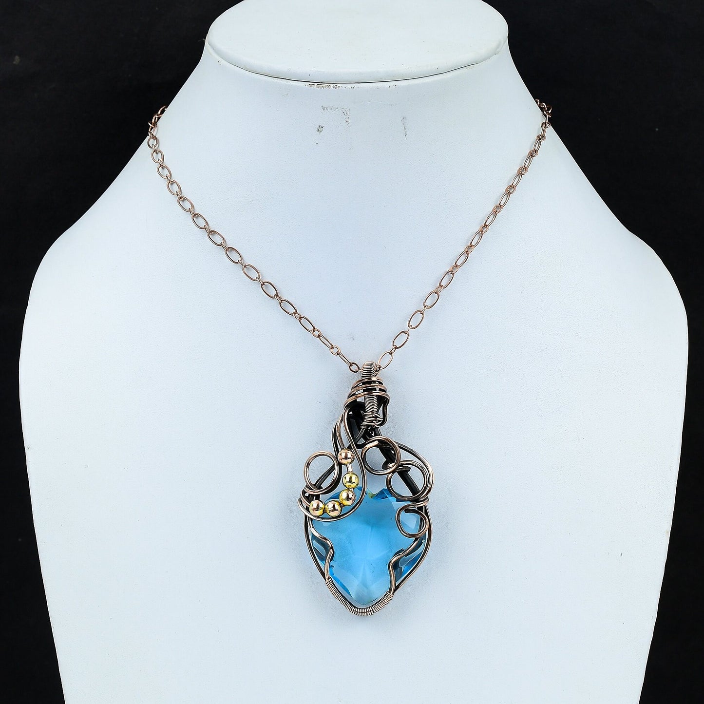 Blue Topaz Gemstone Pendant