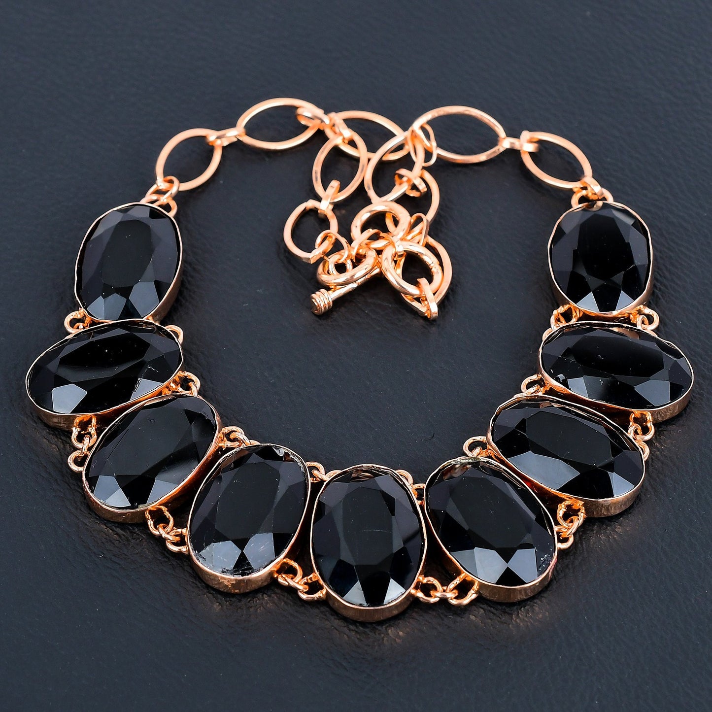 Black Spinel Gemstone Necklace