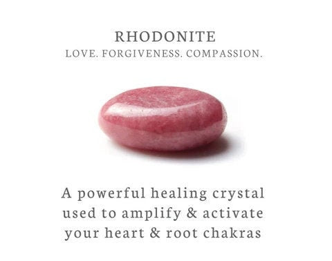 Pink Rhodonite Gemstone Pendant
